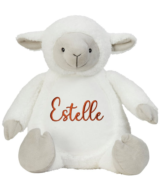 Schaap knuffel met naam - velvexo