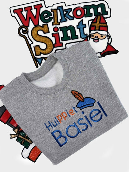 Sinterklaas trui met naam – Hulppiet sweater gepersonaliseerd - velvexo