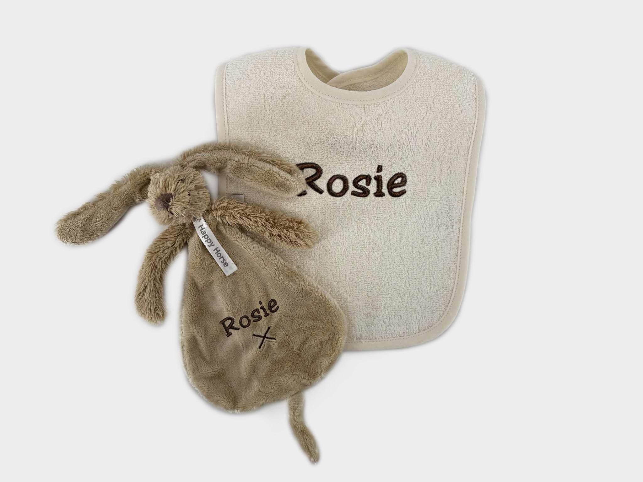 Ecru slab met beige knuffeldoekje – Happy Horse Richie