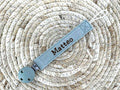 Speenkoord stone green met naam - velvexo