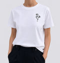 T-shirt met geboortebloem - velvexo
