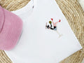 T-shirt met geborduurd martiniglas - velvexo