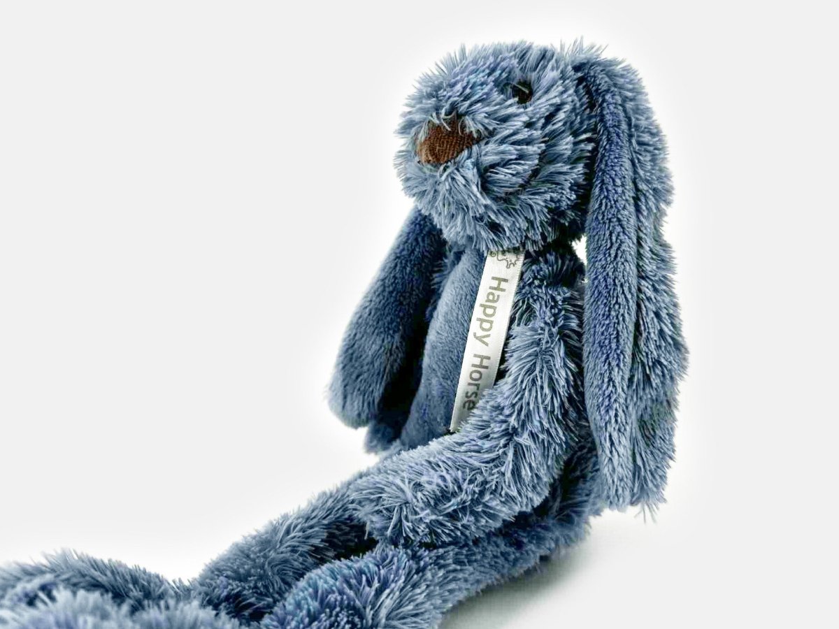 Tiny Rabbit Richie Knuffel konijn blauw 28 cm - velvexo