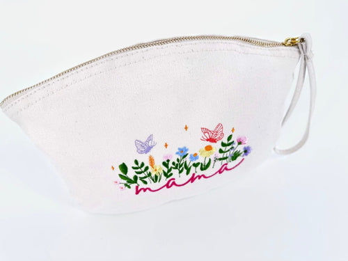 Toilettas mama met bloemen - velvexo