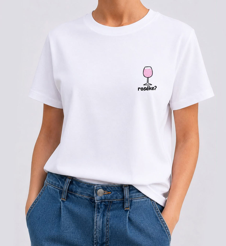 Geborduurde T-shirt Roséke?