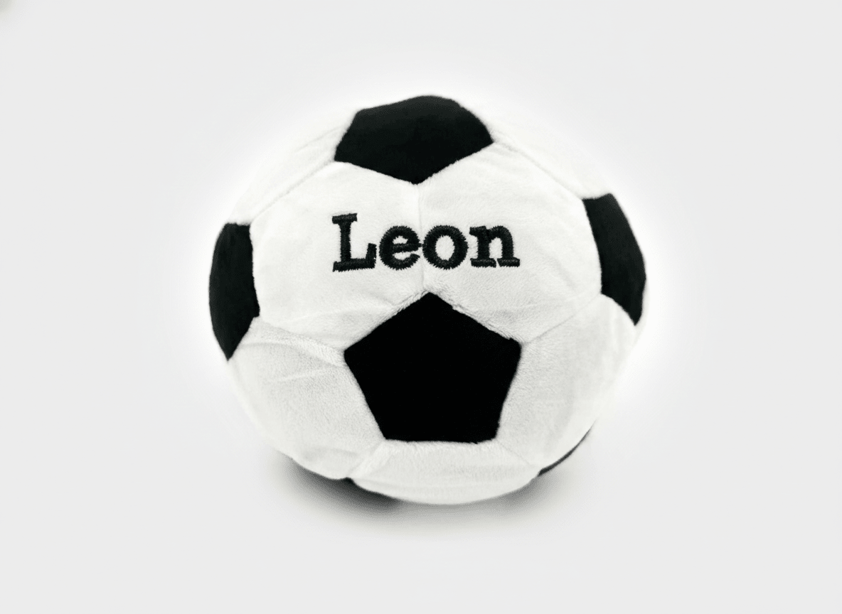 Voetbal knuffel met naam - velvexo