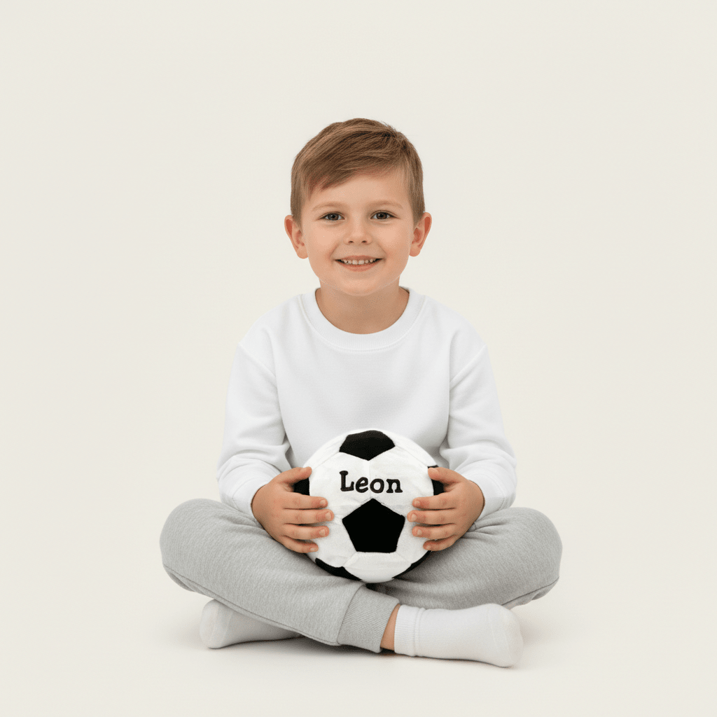 Voetbal knuffel met naam - velvexo