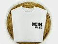 Voetbal Mama Sweater met Naam en Nummer – Geborduurde MOM Trui - velvexo