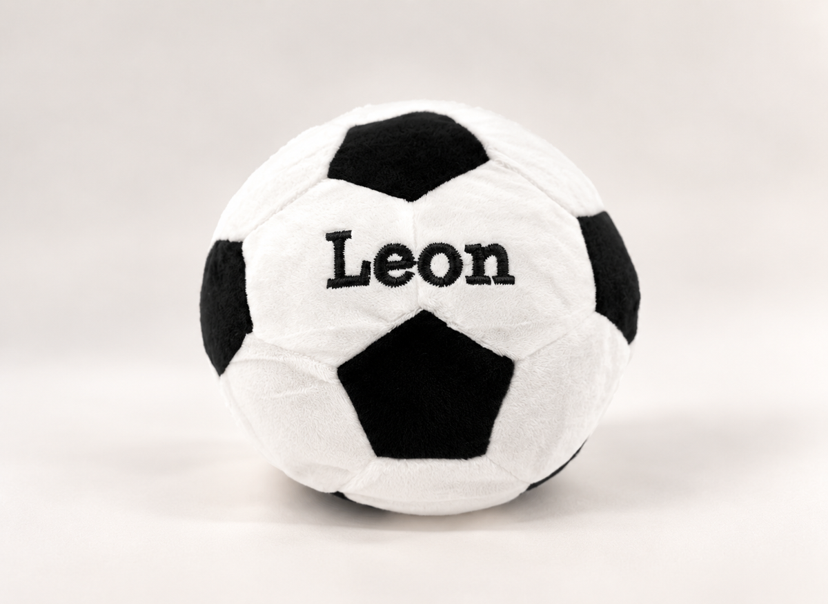 Voetbal knuffel met naam