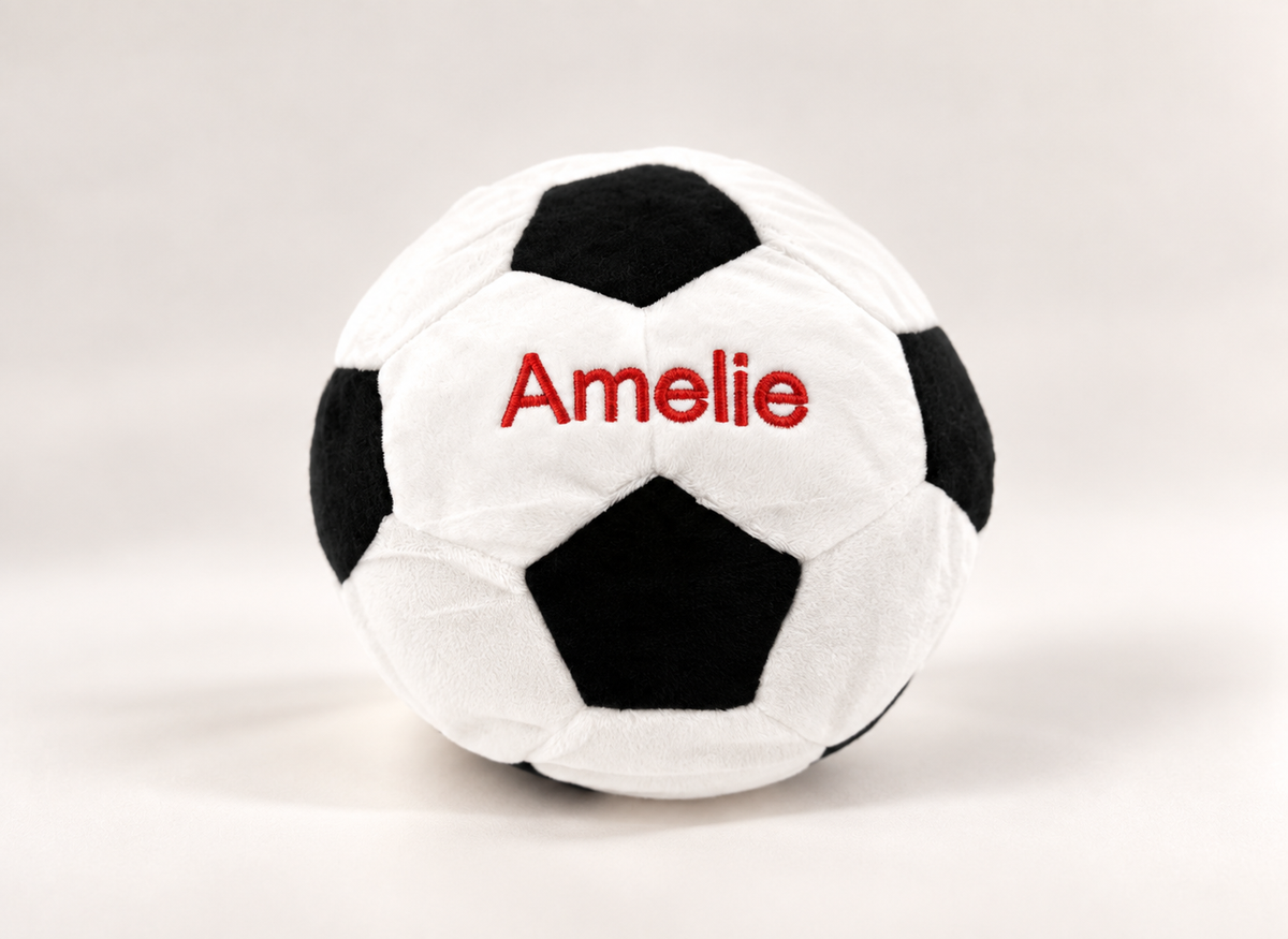 Voetbal knuffel met naam